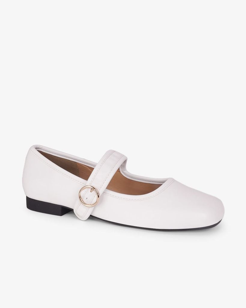 Giày Búp Bê Hạnh Dung Mũi Vuông Trơn HD11109AV