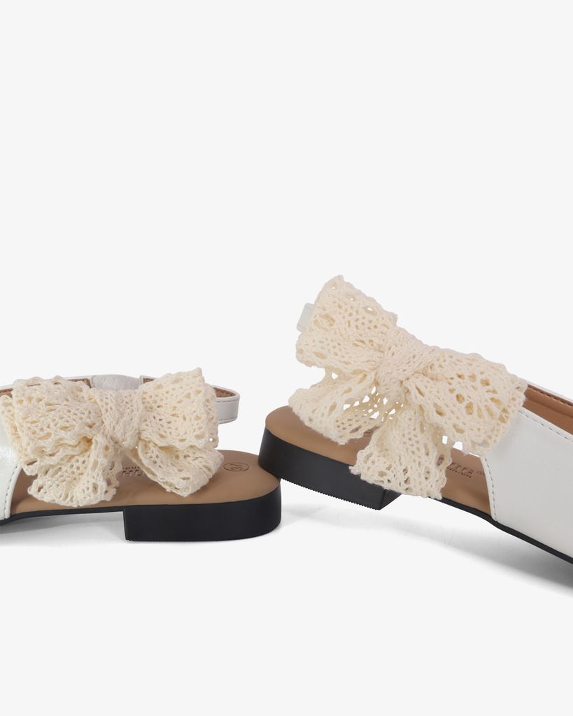 Sandal Hạnh Dung Bít Mũi Quai Nơ HD11110AV