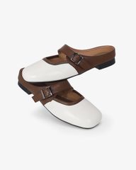 Dép Bít Mũi Hạnh Dung Khóa Nâu HD11114AV