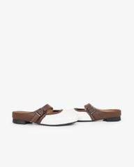 Dép Bít Mũi Hạnh Dung Khóa Nâu HD11114AV