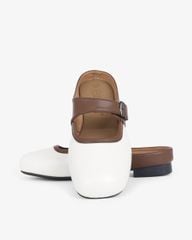 Dép Bít Mũi Hạnh Dung Khóa Nâu HD11114AV