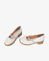 Giày Cao Gót Hạnh Dung Nơ Mảnh Quai Xoàn HD11133AV