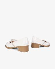 Giày Cao Gót Hạnh Dung Nơ Mảnh Quai Xoàn HD11133AV