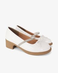 Giày Cao Gót Hạnh Dung Nơ Mảnh Quai Xoàn HD11133AV