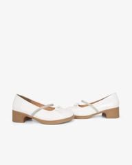 Giày Cao Gót Hạnh Dung Nơ Mảnh Quai Xoàn HD11133AV