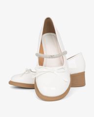 Giày Cao Gót Hạnh Dung Nơ Mảnh Quai Xoàn HD11133AV