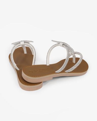 Dép Xẹp Hạnh Dung Quai Kẹp Xoàn HD11135AV