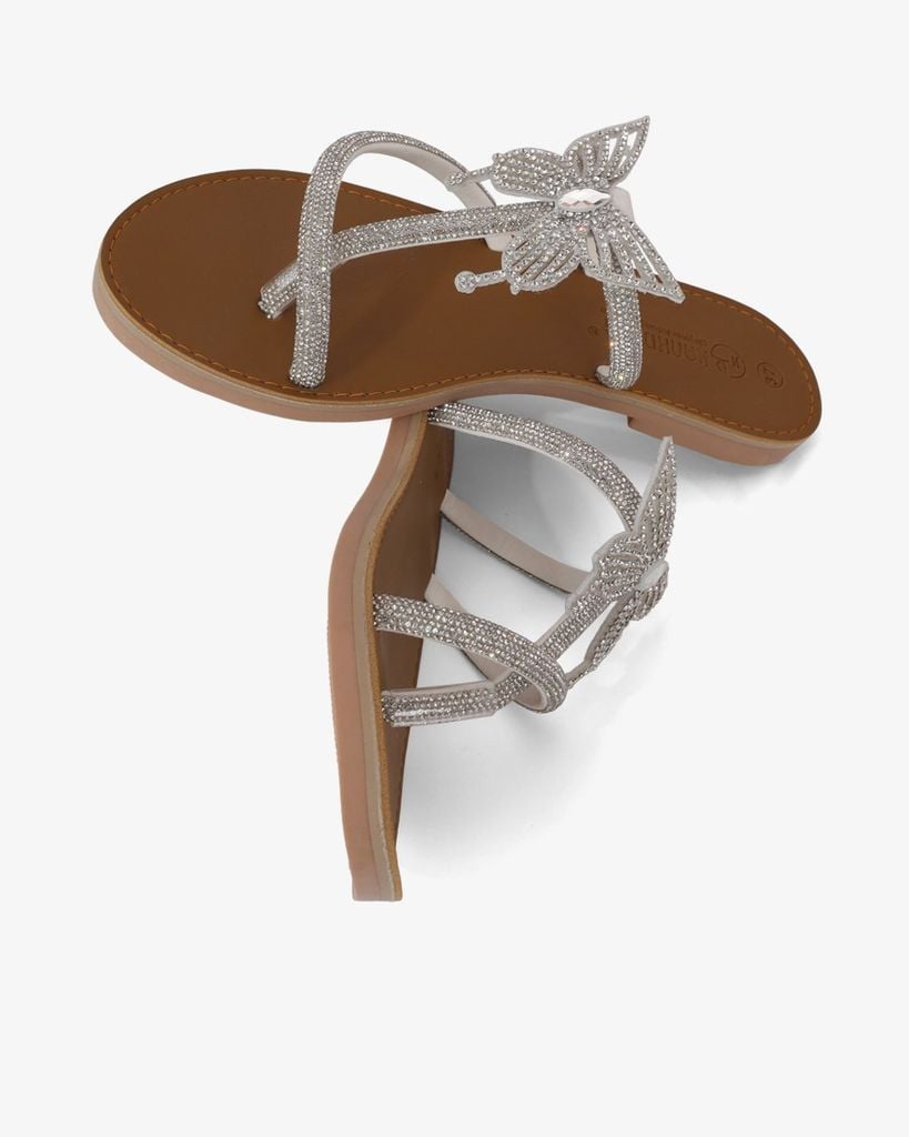 Dép Xẹp Hạnh Dung Quai Kẹp Xoàn HD11135AV