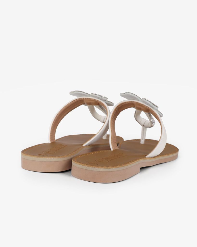 Dép Xẹp Hạnh Dung Quai Kẹp Hoa Xoàn HD11136AV