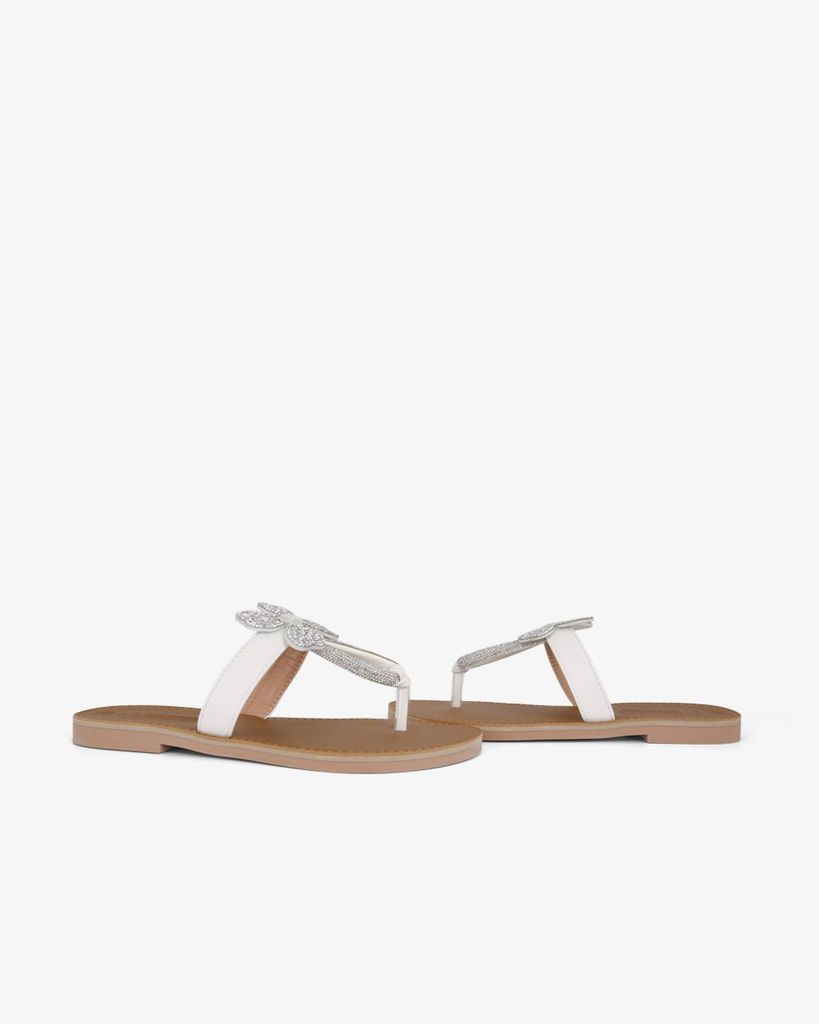 Dép Xẹp Hạnh Dung Quai Kẹp Hoa Xoàn HD11136AV