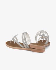 Dép Xẹp Hạnh Dung Quai Kẹp Xoàn Hoa HD11137AV