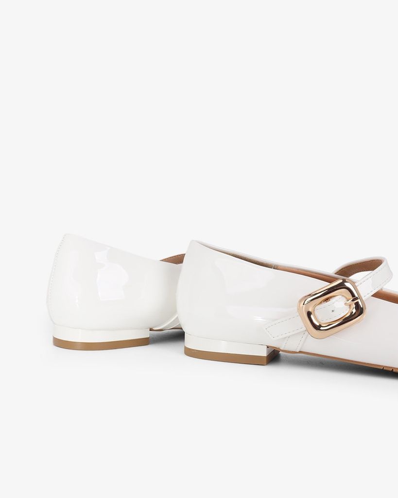 Giày Búp Bê Hạnh Dung Si Bóng HD11143AV