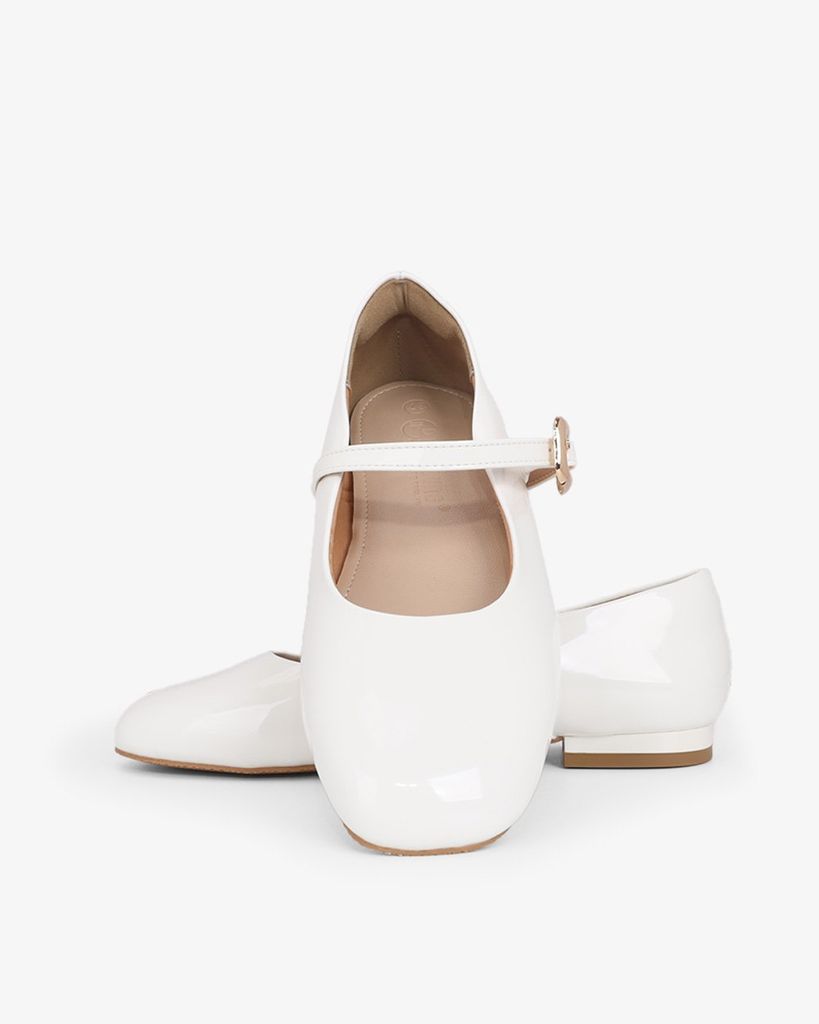 Giày Búp Bê Hạnh Dung Si Bóng HD11143AV