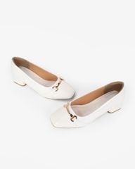 Giày Cao Gót Hạnh Dung Mũi Vuông Khóa Xích HD11144AV