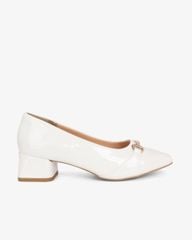 Giày Cao Gót Hạnh Dung Mũi Vuông Khóa Xích HD11144AV