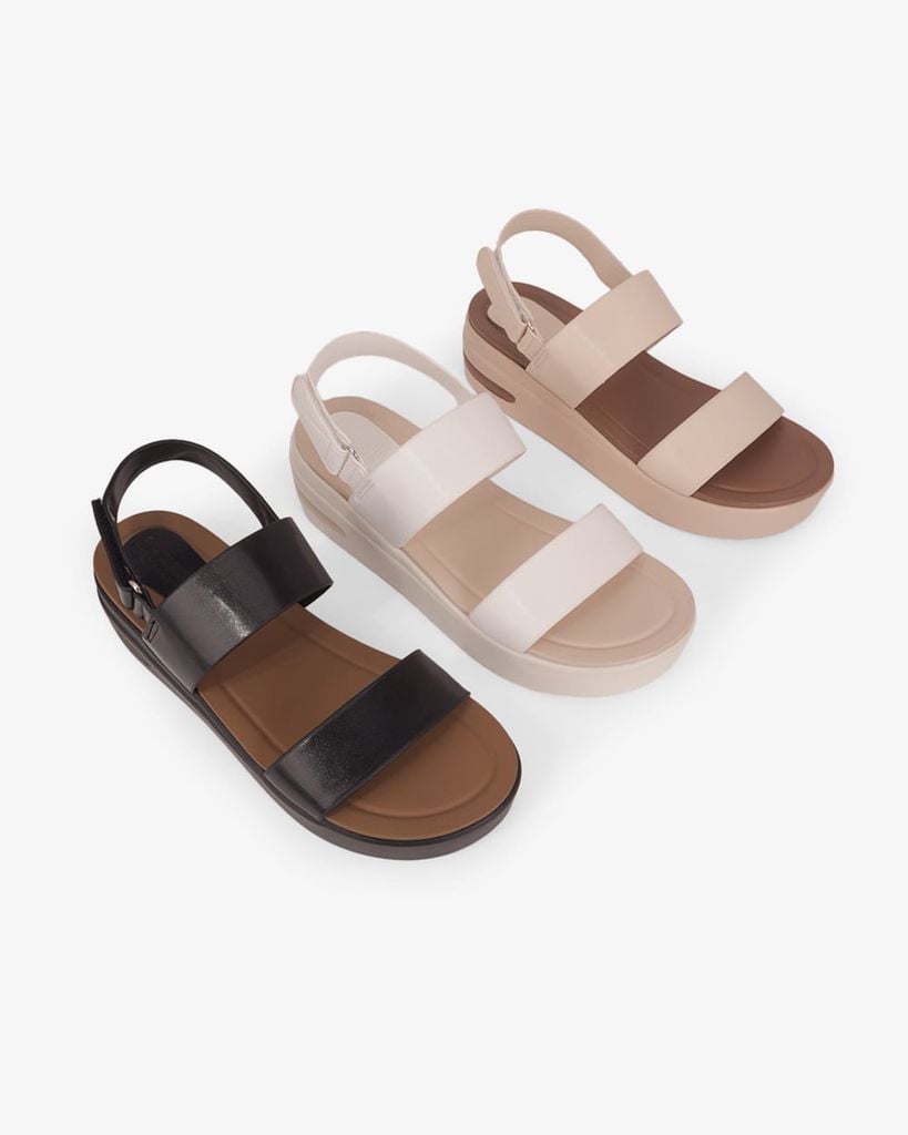 Sandal Đế Xuồng Hạnh Dung Bánh Mì Quai Ngang Bản To HD11149AV