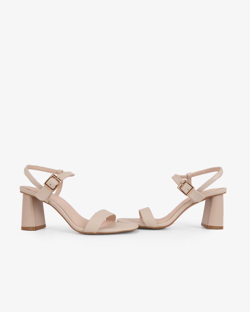 Sandal Hạnh Dung Cao Gót Quai Ngang Mảnh HD11158AV