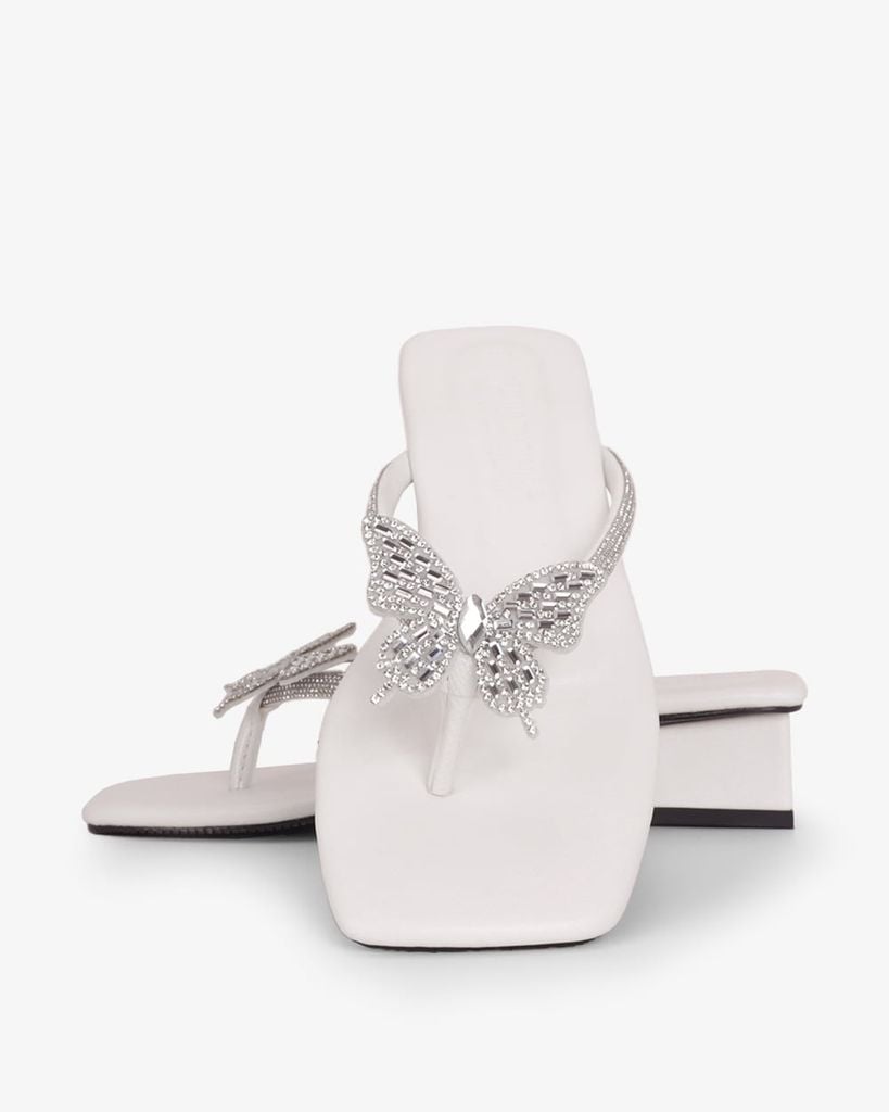 Dép Cao Gót Hạnh Dung Xỏ Ngón  Khóa Hoạt Hình