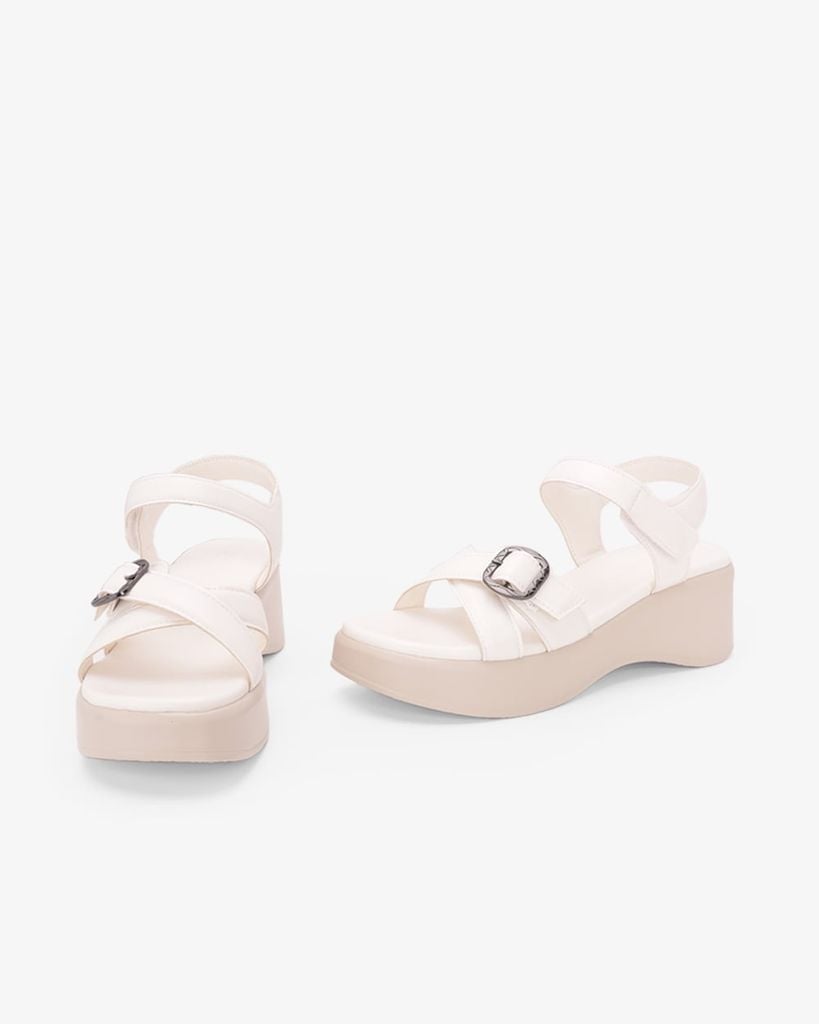 Sandal Đế Xuồng Hạnh Dung Quai Đan Chéo Khóa HD11171AV