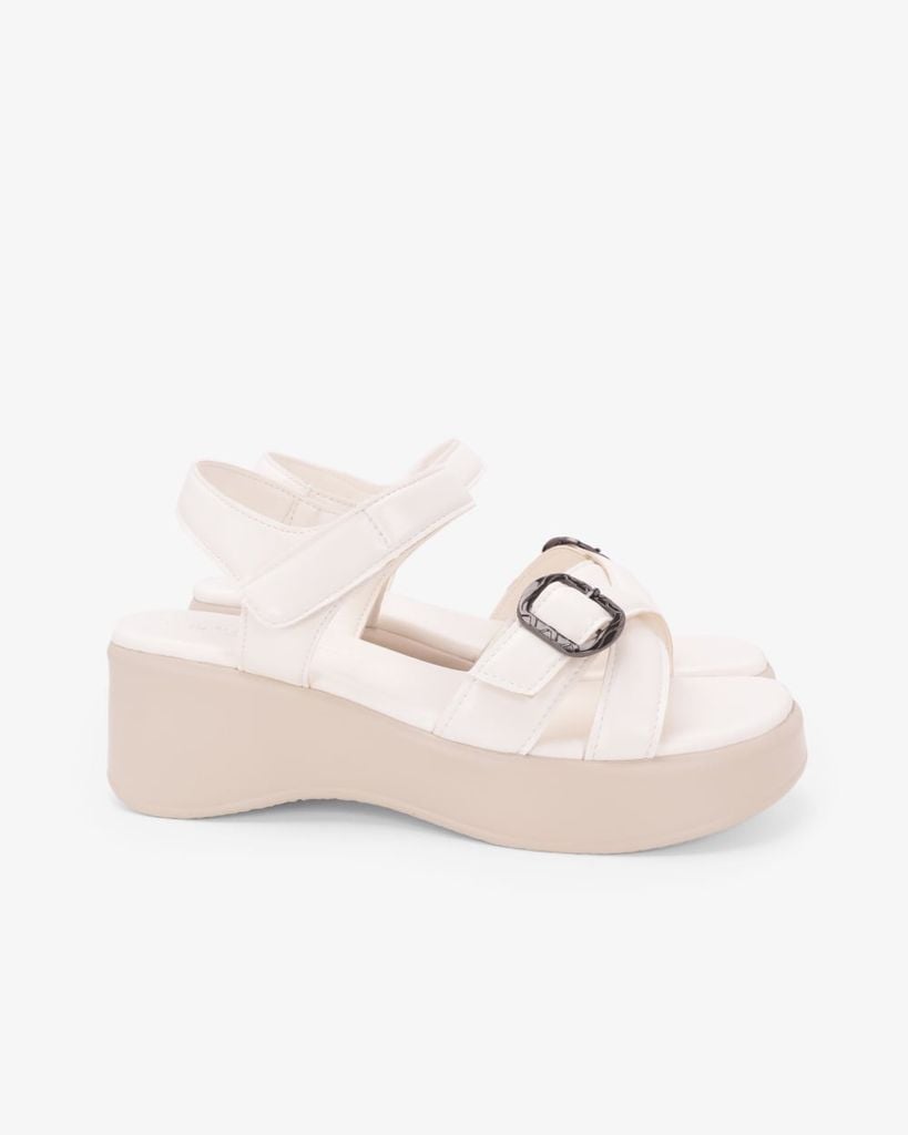 Sandal Đế Xuồng Hạnh Dung Quai Đan Chéo Khóa HD11171AV