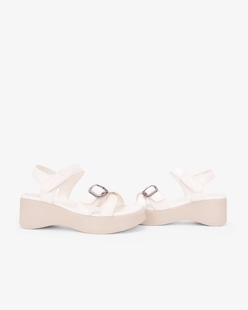 Sandal Đế Xuồng Hạnh Dung Quai Đan Chéo Khóa HD11171AV