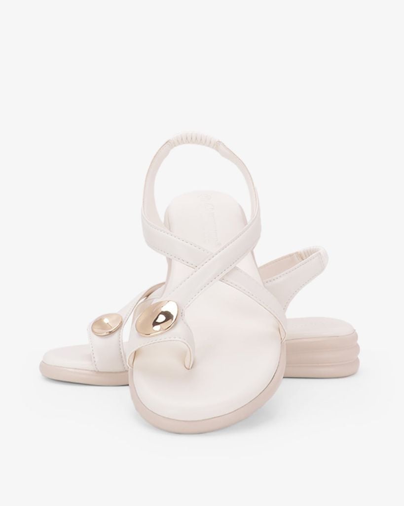Sandal Hạnh Dung Xỏ Ngón Khoen Vàng HD11172AV