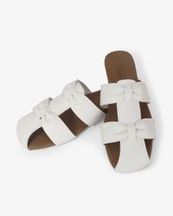 Dép Bít Mũi Hạnh Dung Quai Hai Tầng Nơ HD1184AV