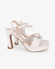 Sandal Hạnh Dung Cao Gót Quai Chéo N HD12299AM