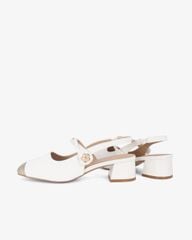 Giày Sandal Hạnh Dung Two Toned Kim Tuyến HD1501CH