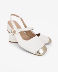 Giày Sandal Hạnh Dung Two Toned Kim Tuyến HD1501CH