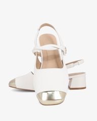 Giày Sandal Hạnh Dung Two Toned Kim Tuyến HD1501CH