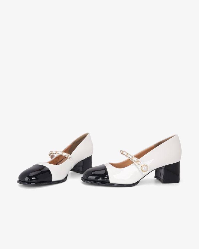 Giày Cao Gót Hạnh Dung Two Toned HD1502CH