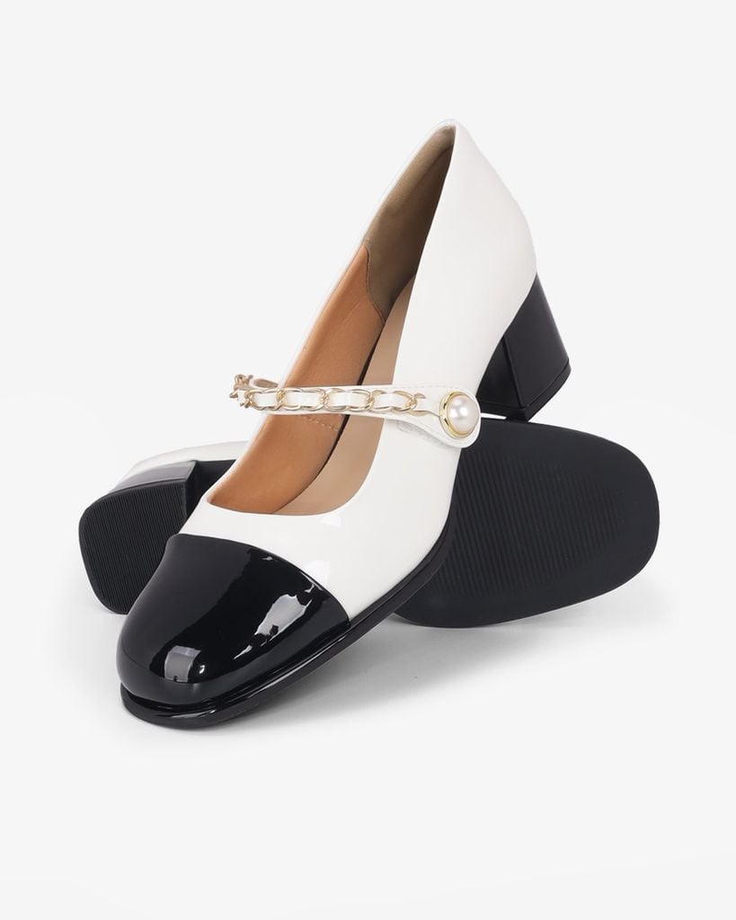 Giày Cao Gót Hạnh Dung Two Toned HD1502CH