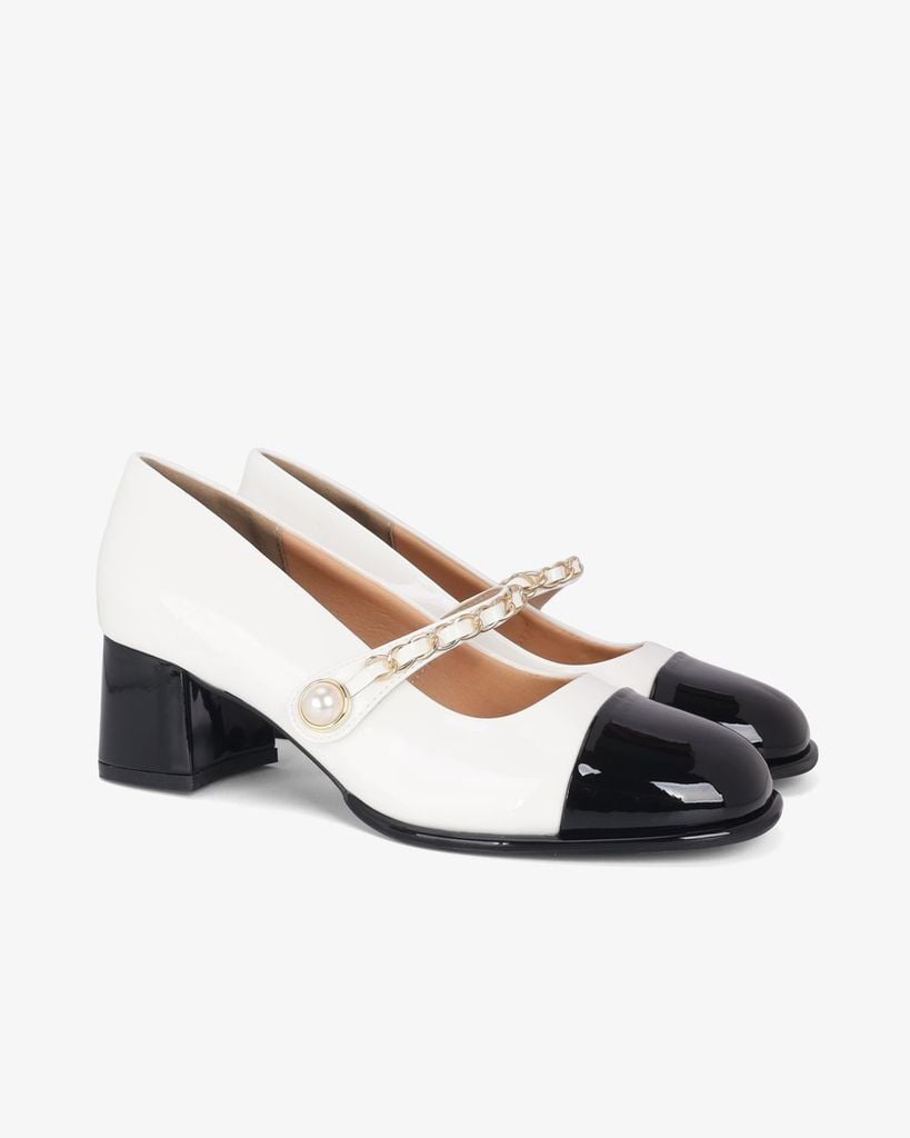 Giày Cao Gót Hạnh Dung Two Toned HD1502CH