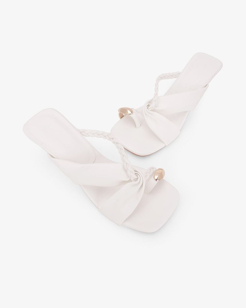 Dép Đế Xuồng Hạnh Dung Xỏ Ngón Quai Đan HD1507CH