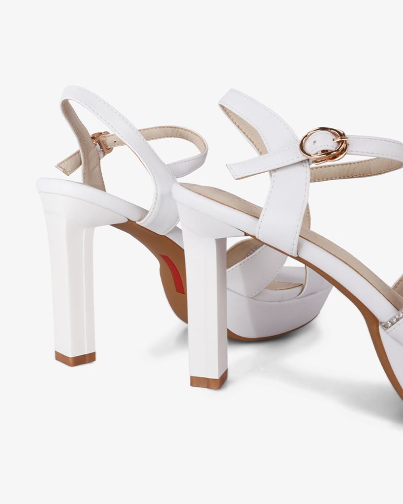 Sandal Cao Gót Hạnh Dung Mũi Đúp Thanh Lịch HD27278BI