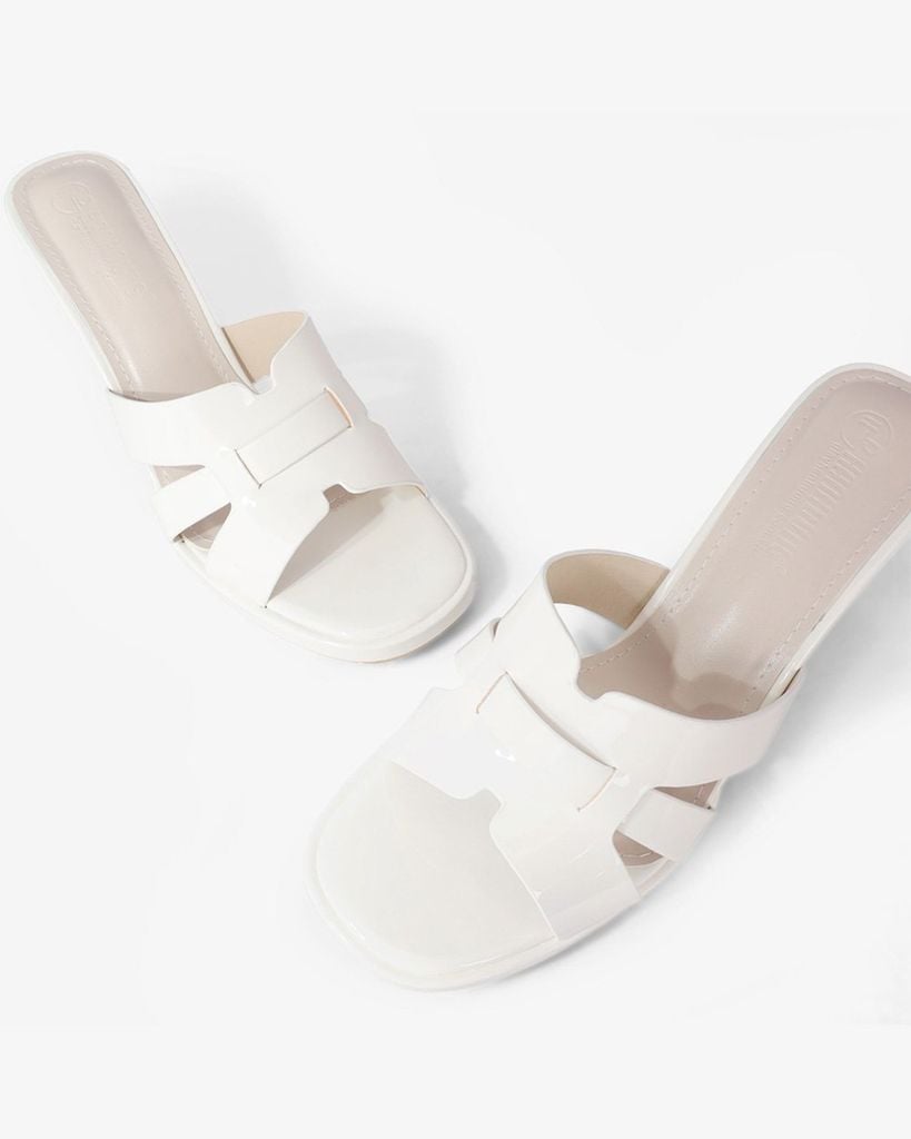 Dép Cao Gót Hạnh Dung Quai Luồn Gót Thanh Lịch HD27313BI