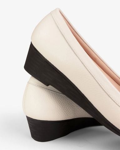 Giày Đế Xuồng Hạnh Dung Nơ Chuông Sắt HD29164AY