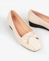 Giày Đế Xuồng Hạnh Dung Nơ Chuông Sắt HD29164AY