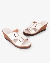 Dép Đế Xuồng Hạnh Dung Quai Bản Khóa Nịt HD29169AY