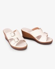 Dép Đế Xuồng Hạnh Dung Quai Bản Khóa Nịt HD29169AY