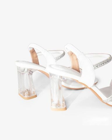Sandal Cao Gót Hạnh Dung Quai Dây Đính Đá HD29174AY