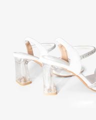 Sandal Cao Gót Hạnh Dung Quai Dây Đính Đá HD29174AY