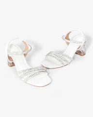 Sandal Cao Gót Hạnh Dung Quai Dây Đính Đá HD29174AY