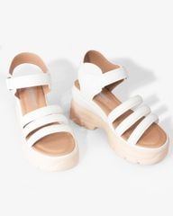 Sandal Đế Xuồng Hạnh Dung Quai Dây Ngang Hậu Dán HD29176AY