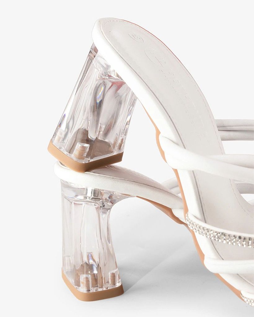 Dép Cao Gót Hạnh Dung Quai Mảnh Xoàn Rút Gót Mica HD29177AY