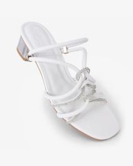 Sandal Cao Gót Hạnh Dung Quai Luồn Xoàn Gót Mica HD29178AY