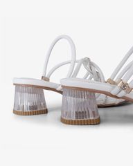 Sandal Cao Gót Hạnh Dung Quai Luồn Xoàn Gót Mica HD29178AY