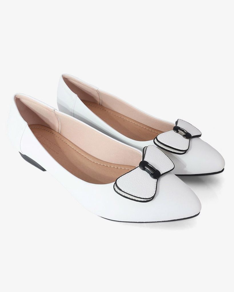 Giày Cao Gót Hạnh Dung Mũi Nhọn Nơ Bướm HD29183AY