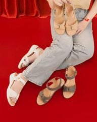Sandal Xuồng Hạnh Dung Khóa Dán HD29193AY